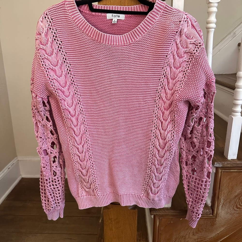 Fate Women's Pink Sweater